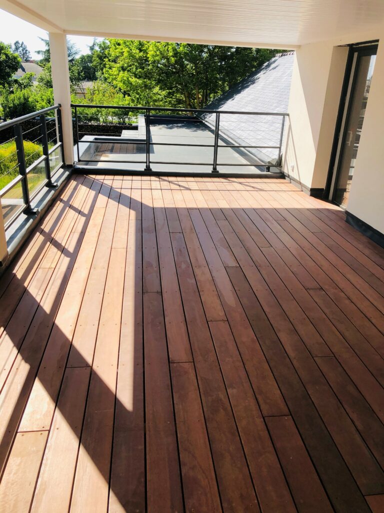Terrasse garde corps