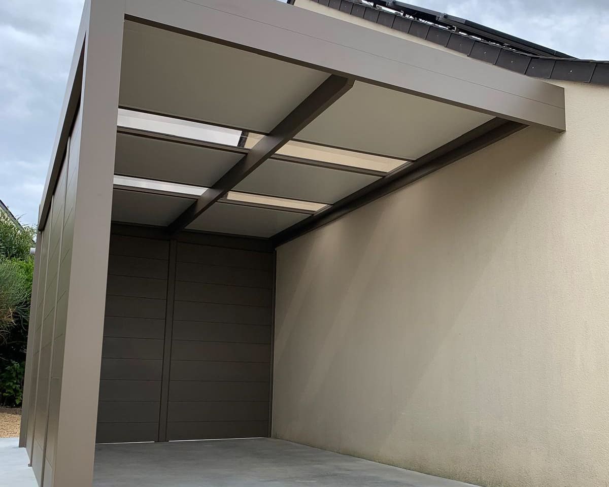 carport avec claustra aluminium